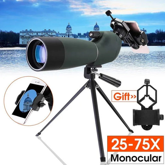 25-75X70 Night Vision HD Waterproof Telescope